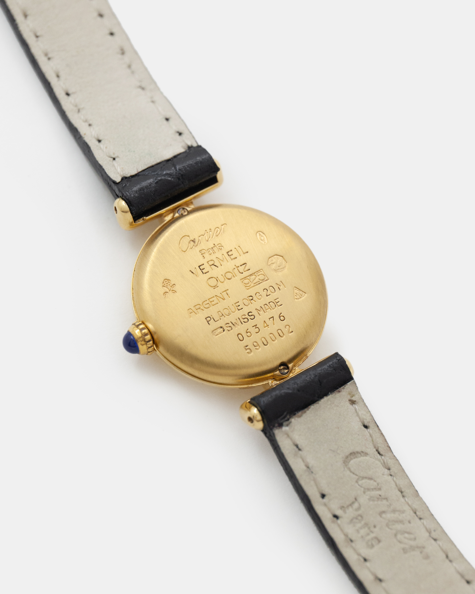 Cartier Colisèe SM Lady Vermeil Damenuhr Ref. W1000700 590002 - immagine 7